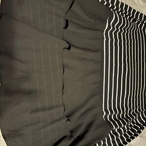 By&By black/white top with draped back